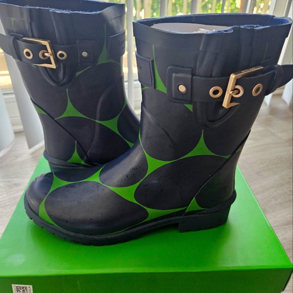 Kate spade rain boots size 7B